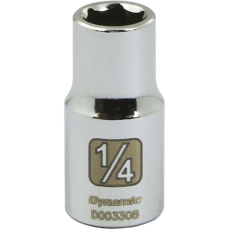 Dynamic 1/4" Drive, 1/4" SAE Socket, 6 Points D003308